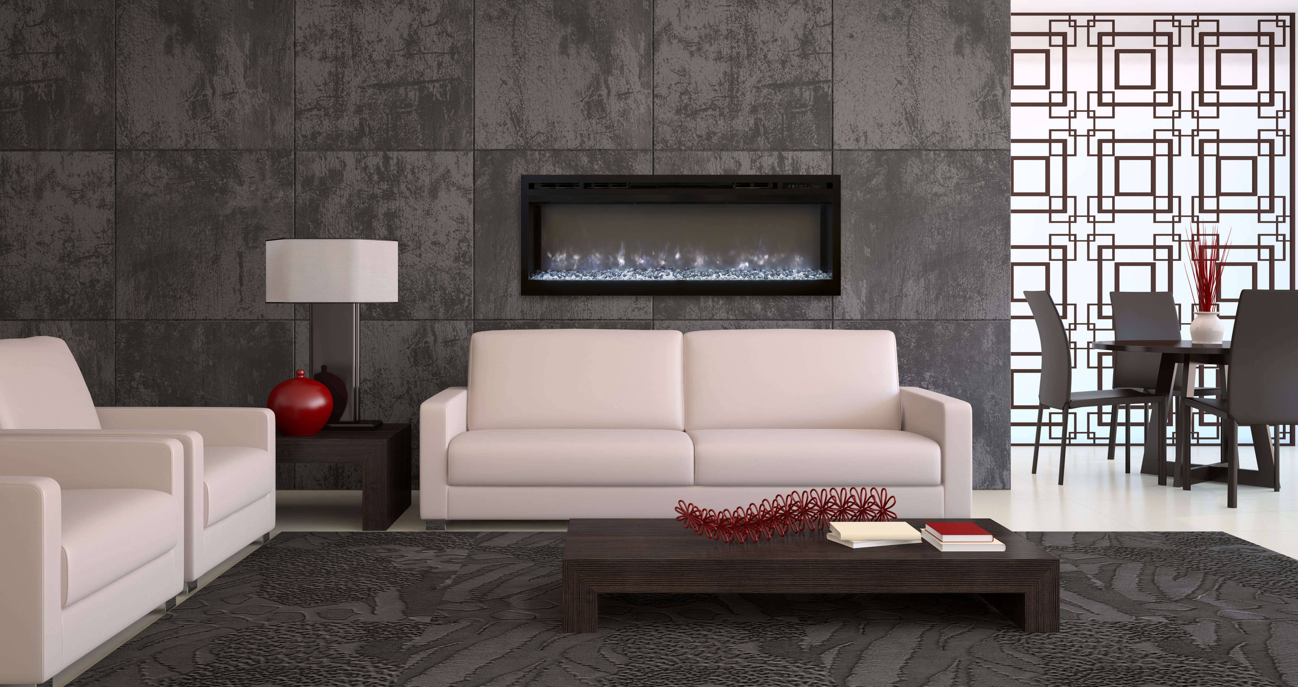 38903721 – modern living-room interior. 3d render.