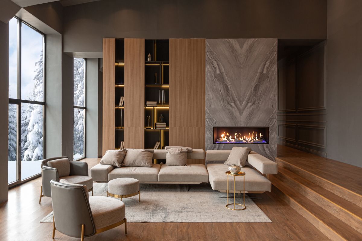 chimenea de gas con tecnologia venfree, no requiere tiro con sensor de oxigeno